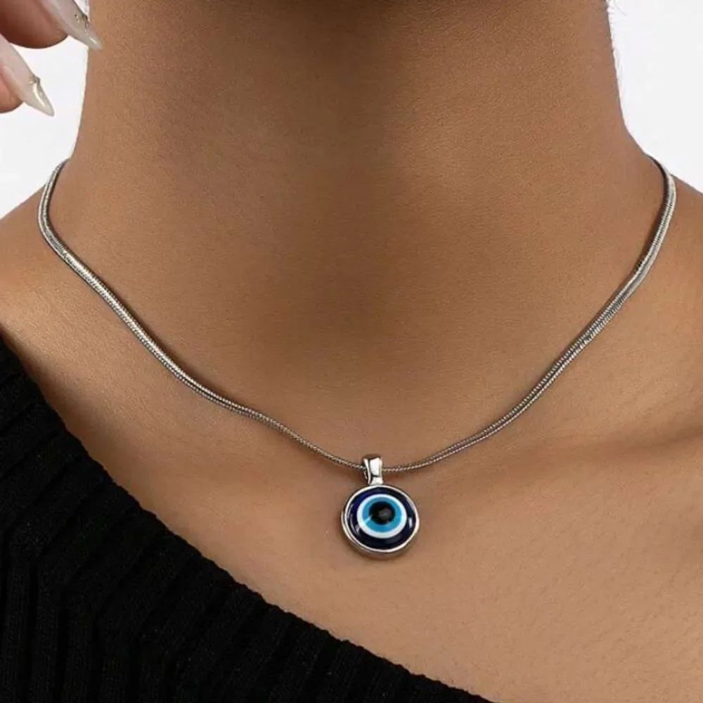 3for$20 1pc Eye Shaped Pendant Necklace